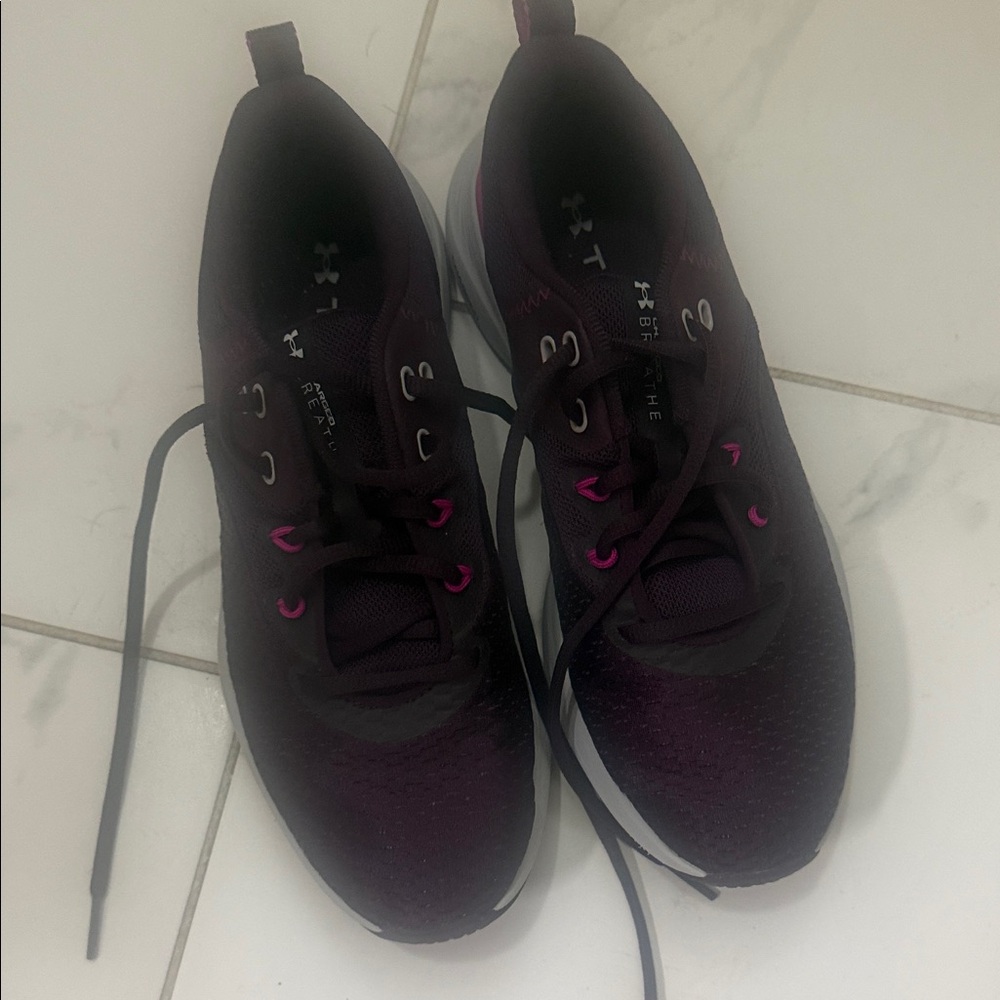 Under Armour Women's Dark Purple Athletic Shoes